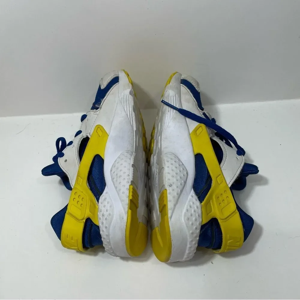 Nike Huarache Blue & Yellow Athletic Shoes